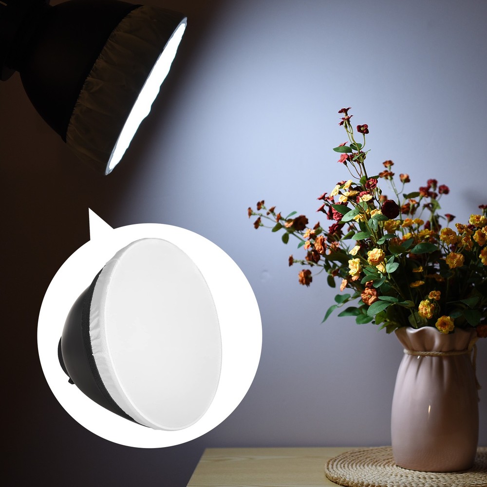 9 Inch Reflector Diffuser Mount Photography Lamp Shape Dish With