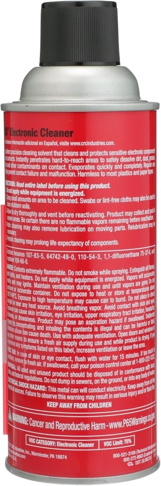 CRC 05103 QD Electronic Cleaner -11 Wt Oz