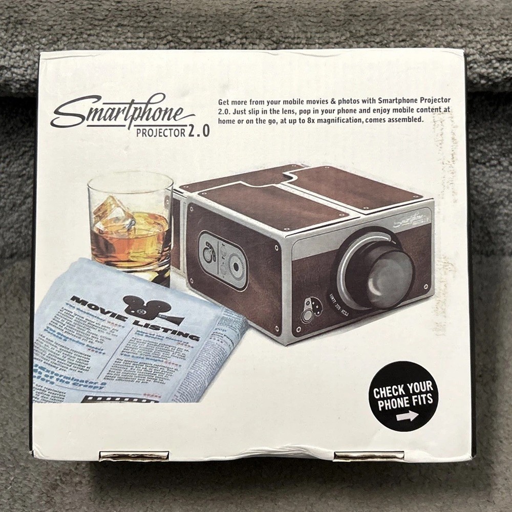 Smartphone Projector 2.0 CINEMA IN A BOX