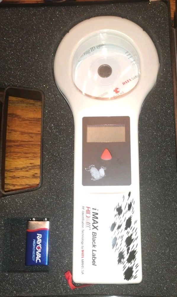 DataMars ResQ Pet Tracking System iMAX Black Label RF-Identification Chip Scan