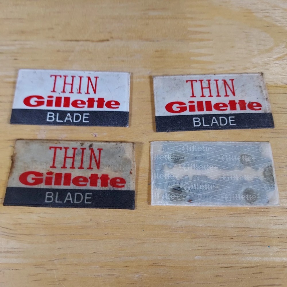 Vintage Gillette Adjustable Black Handle Safety Razor, Code O-2