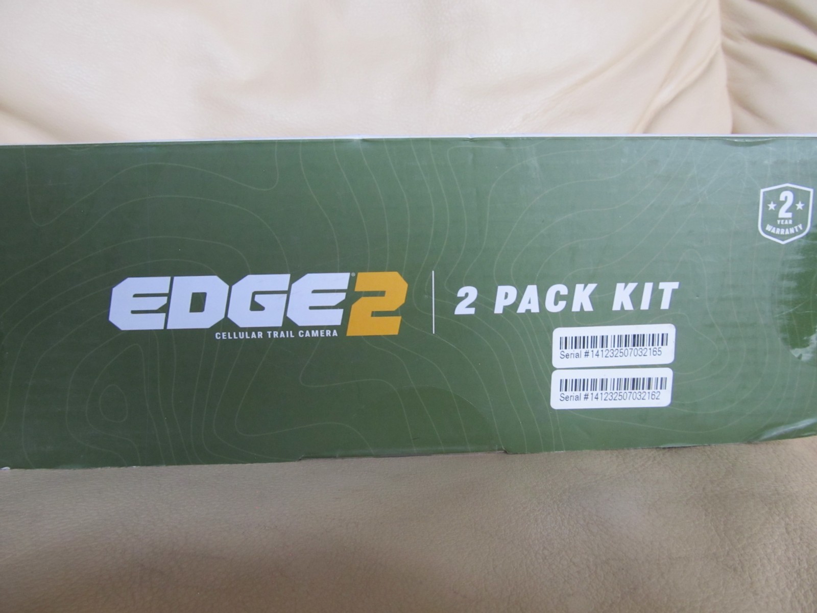 Moultrie Mobile Edge 2 Cellular Trail Camera Beige, NEW IN BOX-2 PACK KIT