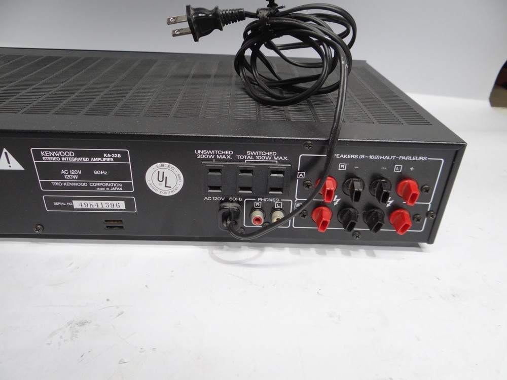 Kenwood KA-32B Integrated Amplifier - Tested Working