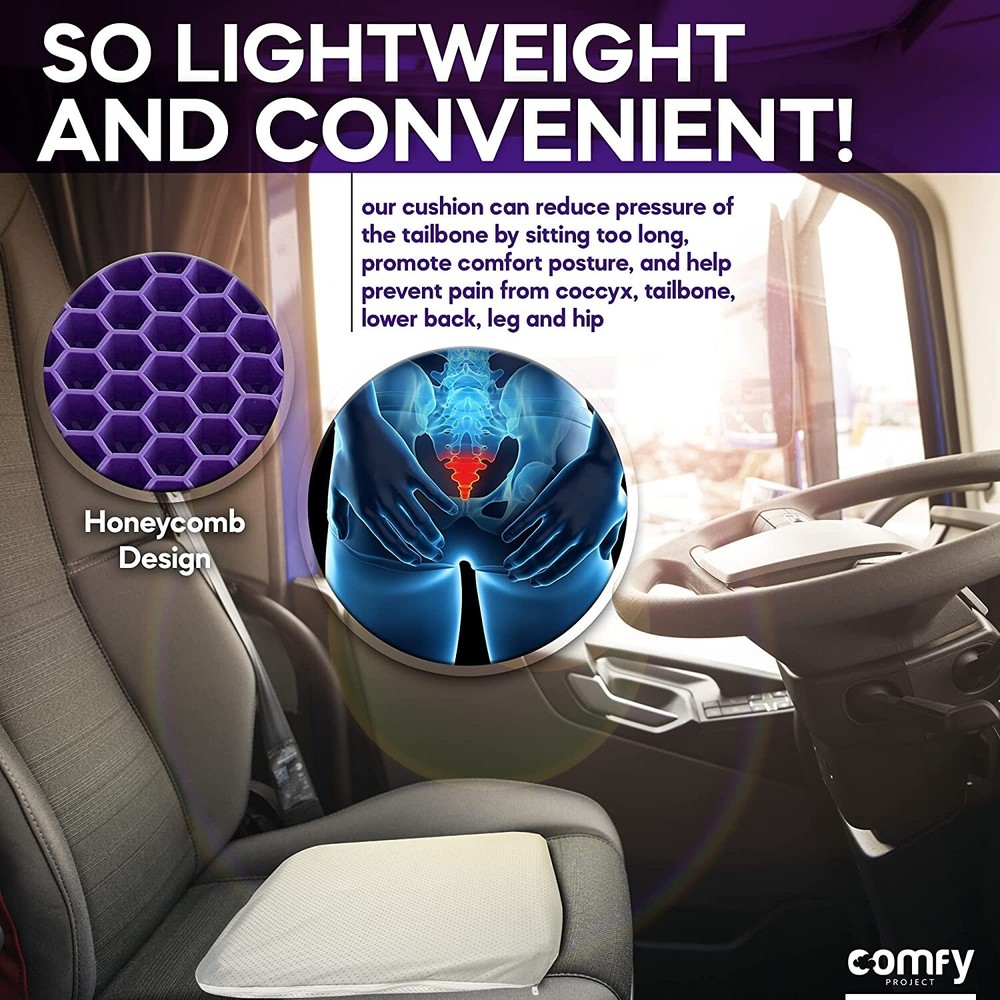 Purple Gel Seat Cushion Comfy