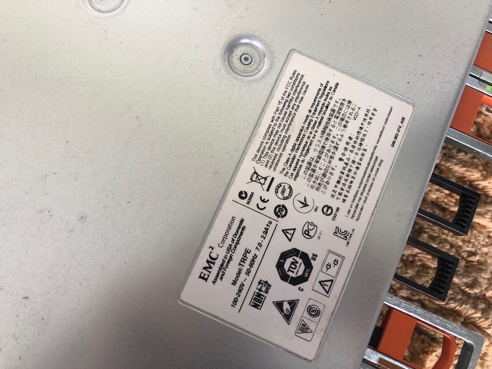 EMC TRPE Processor Chassis (046-003-474) w/ Modules & Power Supply