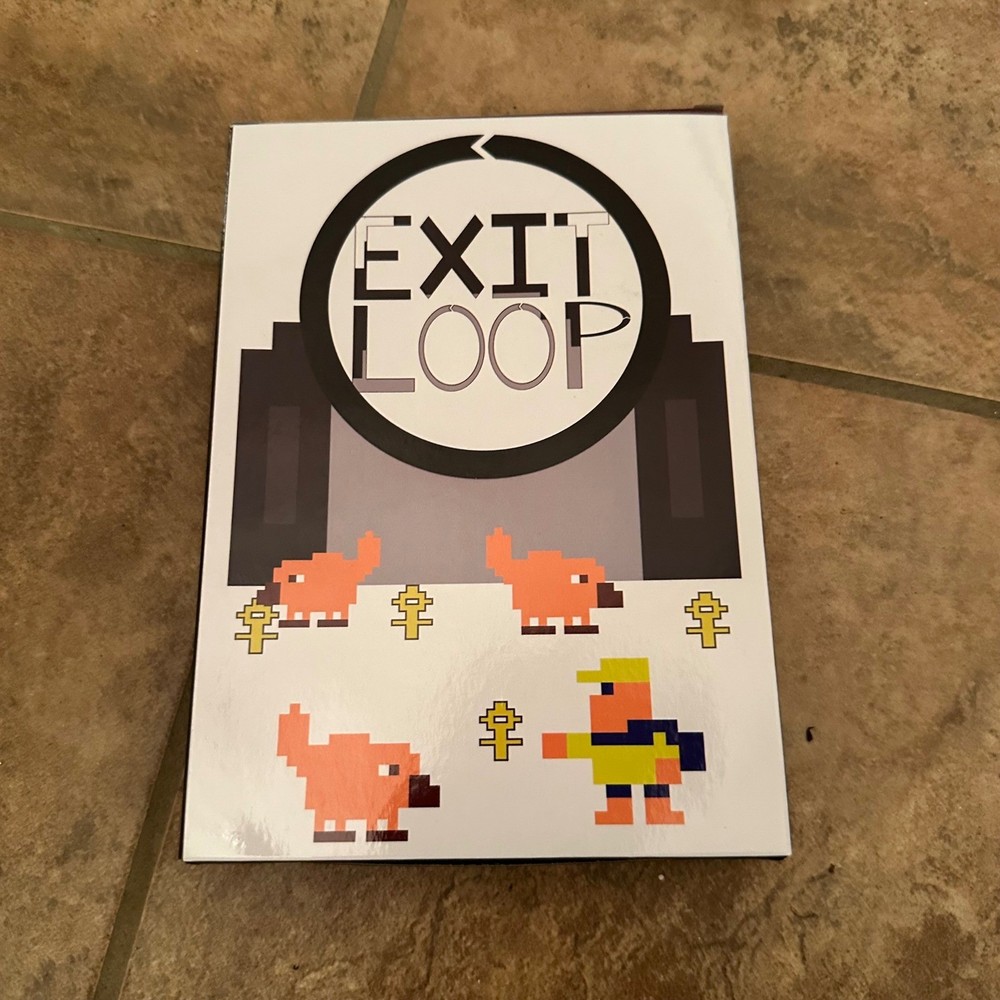 Exit Loop Indie Card Game Retro 8-Bit Pixel Art Strategy Tabletop Game