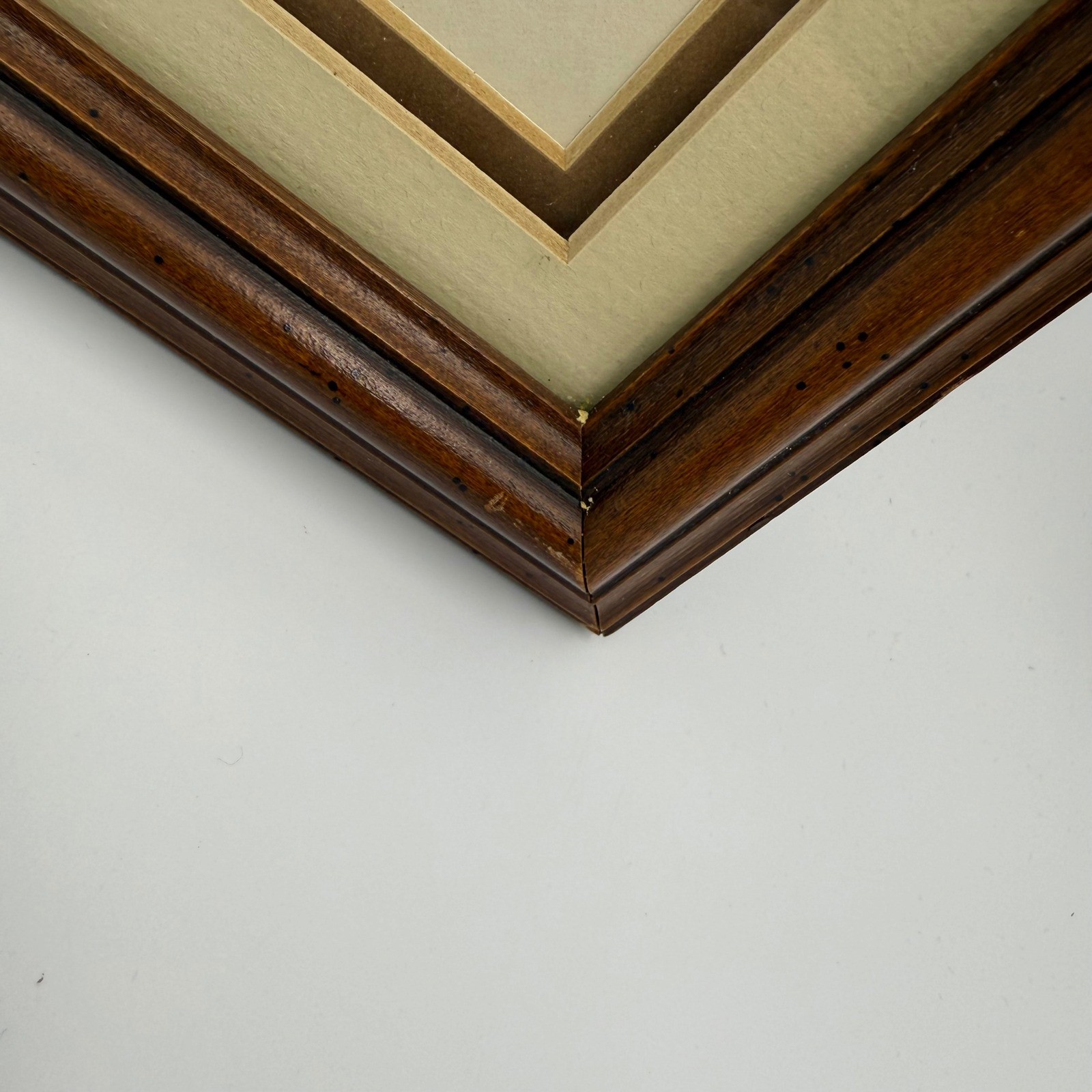 Vintage Handmade Framed Train Art Watch Gears & Findings