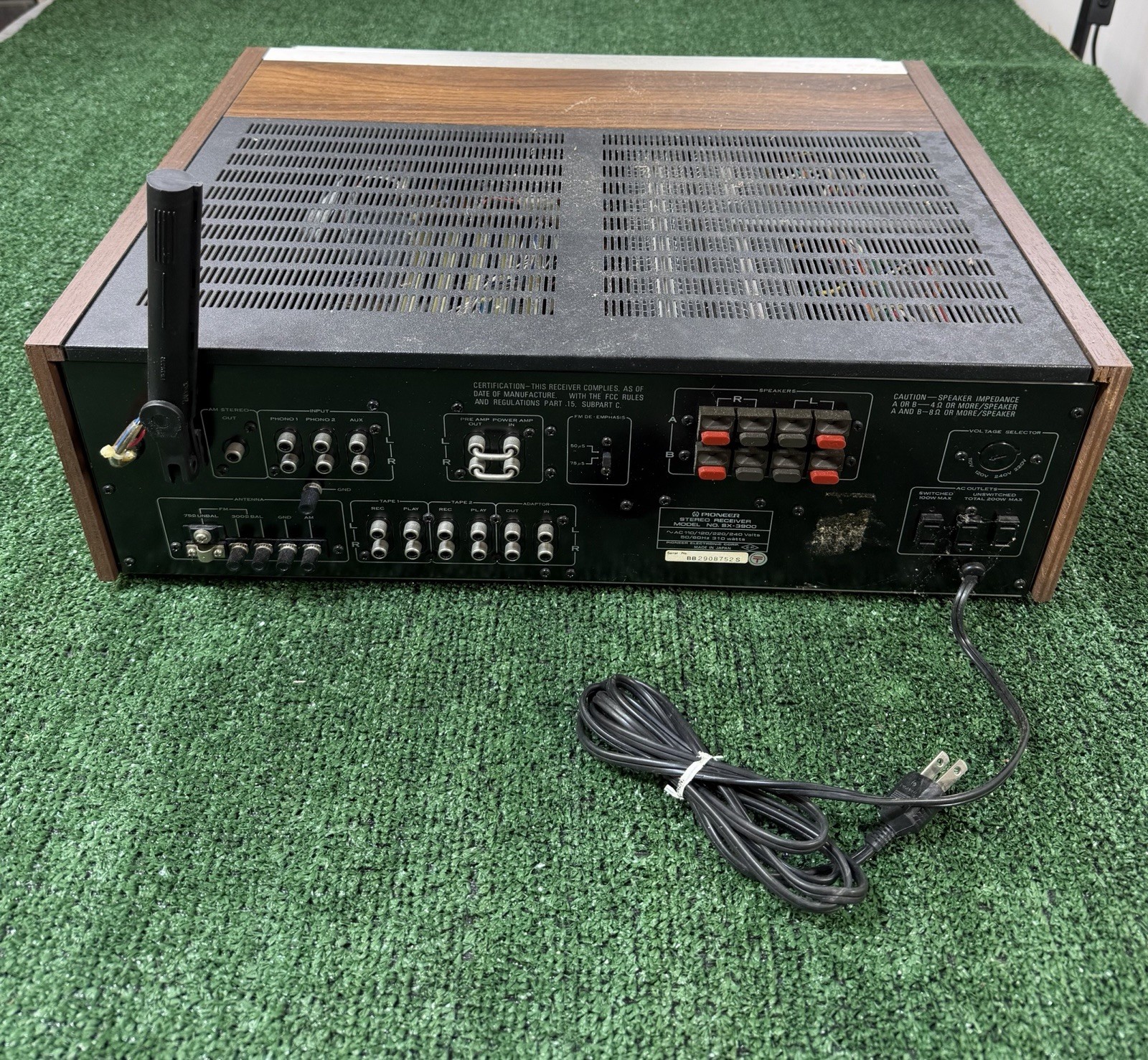 Vintage PIONEER SX-3900 STEREO RECEIVER Full working Condition