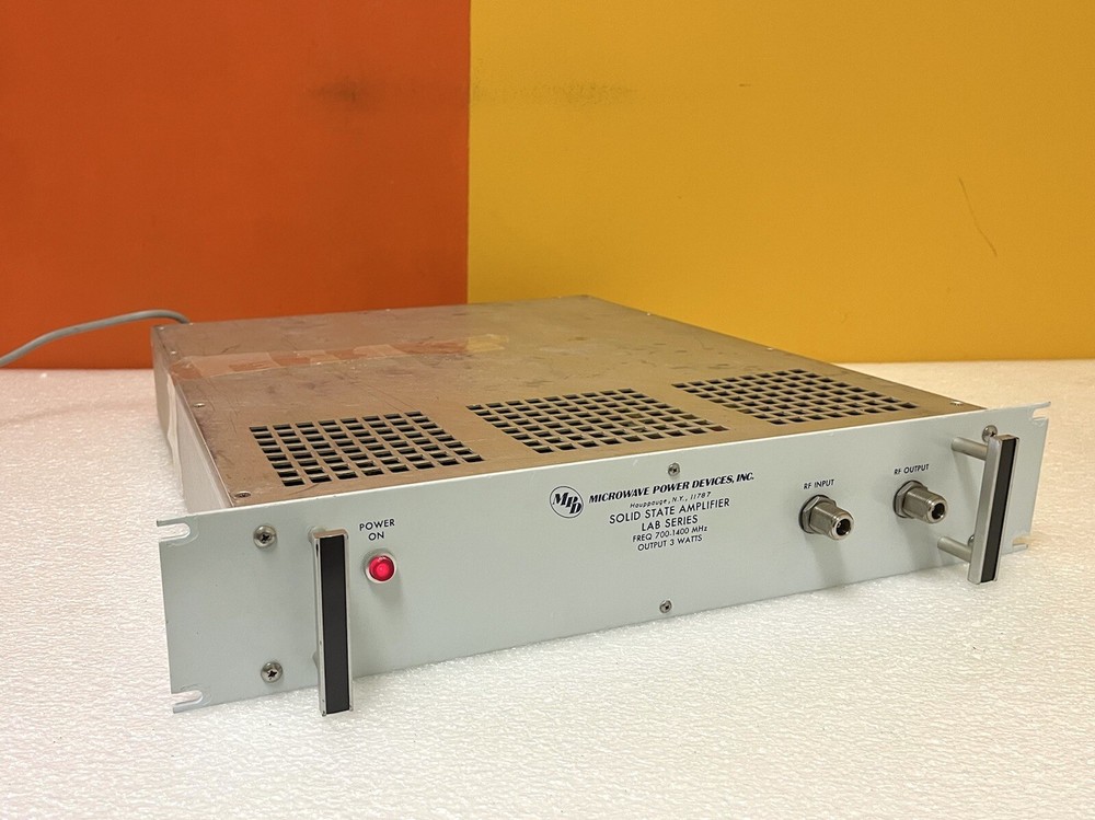 Microwave Power Devices MPD LAB 1-714-3E 700-1400MHz, 3W, Solid State Amplifier