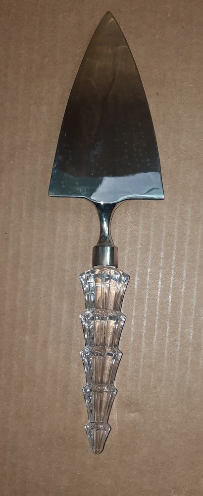 Mikasa "Starshine" Cake / Pie Server Crystal Christmas Tree Handle