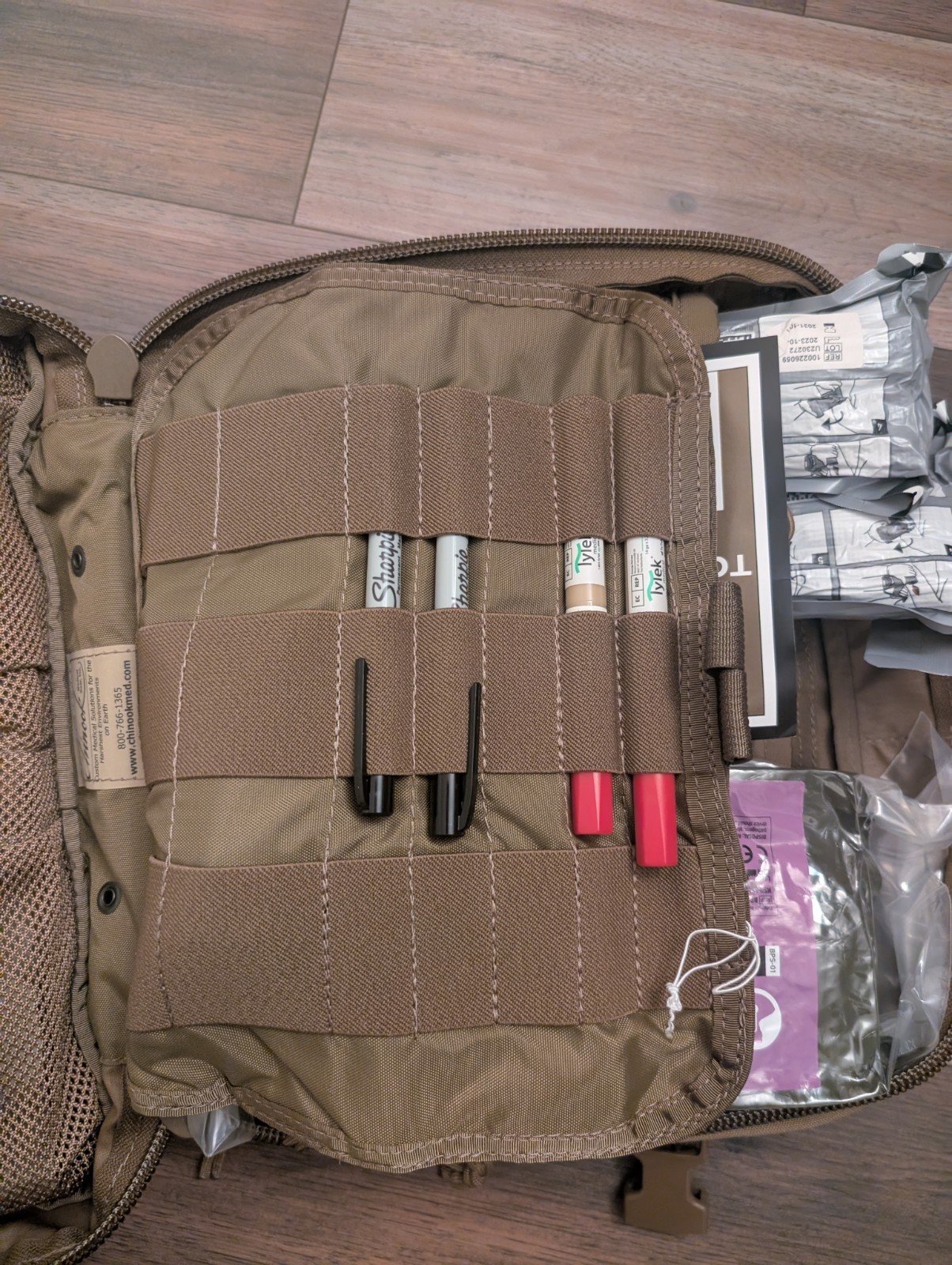 CHINOOK MEDICAL TC3 CLS KIT, brand New Fully Stocked With Hemostatic- COYOTE