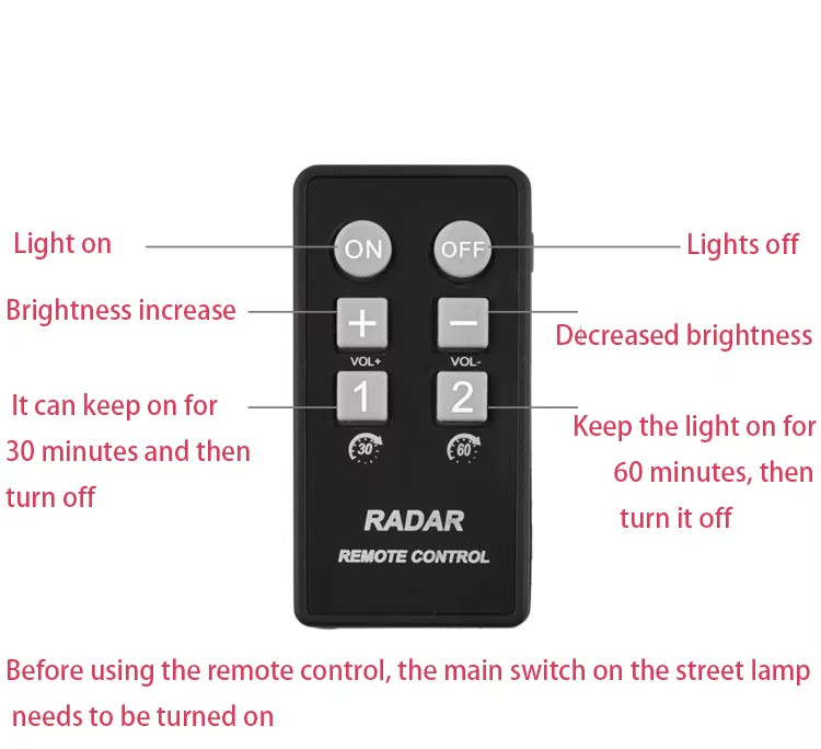 Helios Pro 1000W Remote Control Solar Light -W7113-2