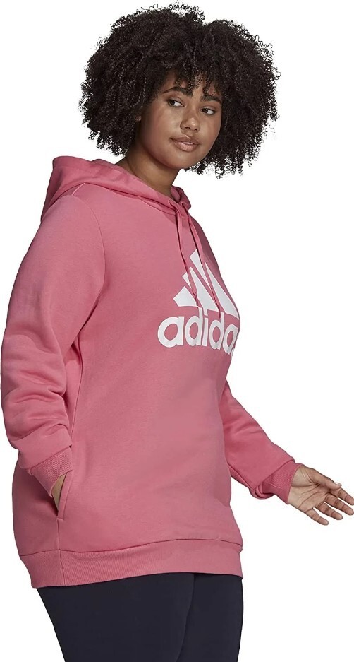 Adidas Loungewear Sweater Essentials Logo Fleece Hoodie H10140 - Pink