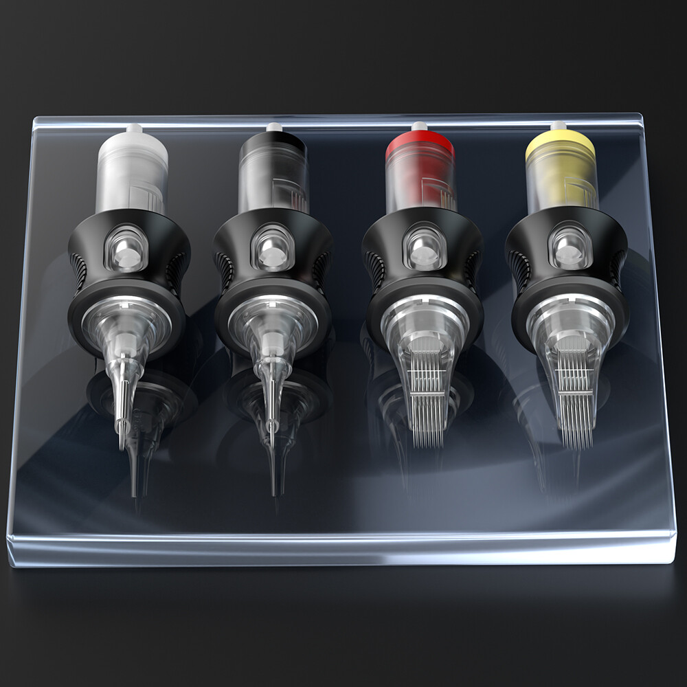 Finger-Safe 16 pcs Frottage Sterilized Disposable Tattoo Cartridge Needles