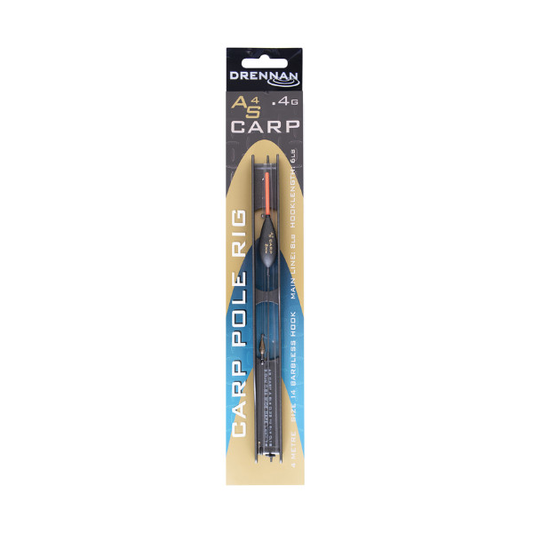 Drennan AS Carp 4 Pole Rig Barbless