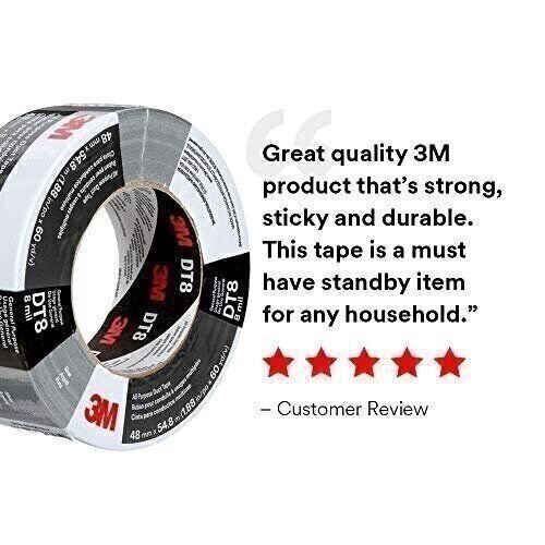 3M DT8 Industrial Strength Multi-Use Duct Tape