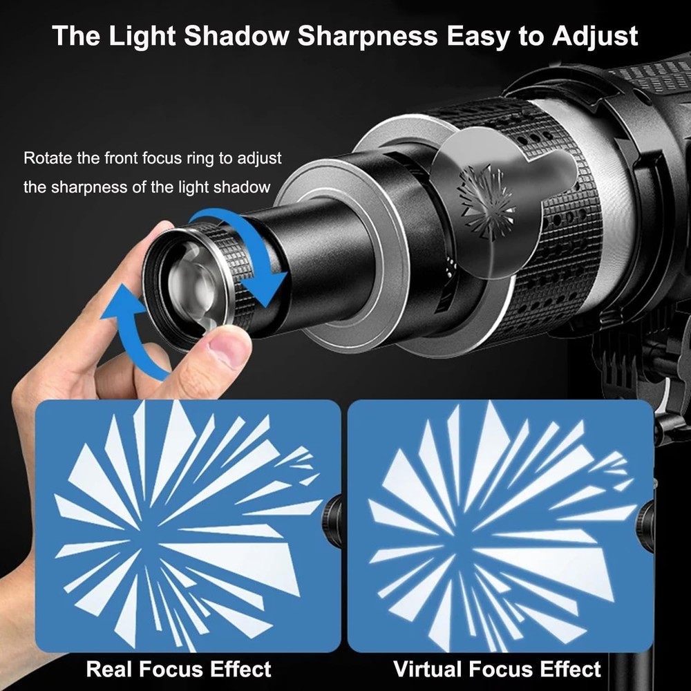 Optical Bowens Mount Projector Attachment Spotlight Conical Snoot...