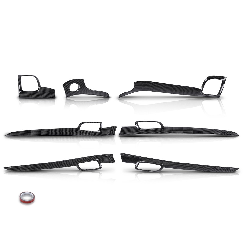 Fit For 2011-2020 Jeep Grand Cherokee Dashboard Panel & Door Handle Cover Trim