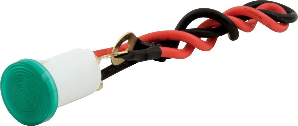 QuickCar Replacement Warning Light for Gauge Panels Green