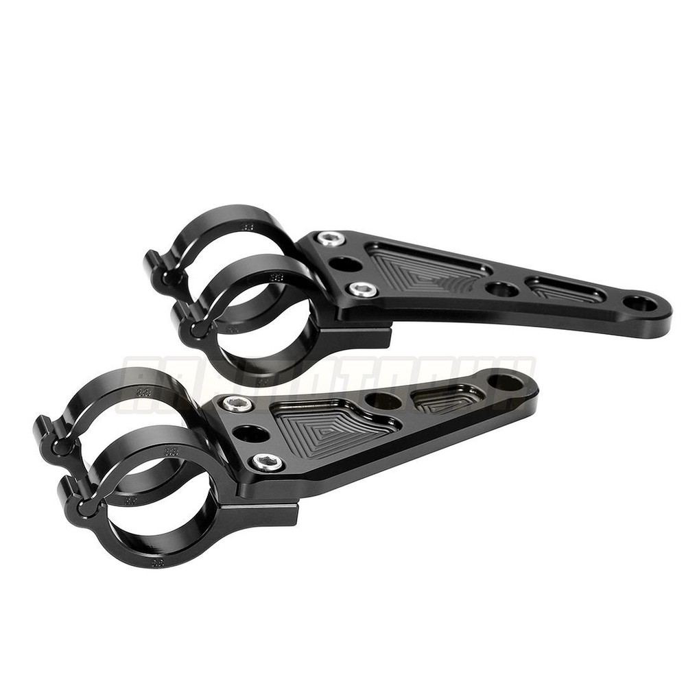 Motorcycle Fork Tubes Headlight Mount Bracket Fork Head Lamp Holder 54mm Fork