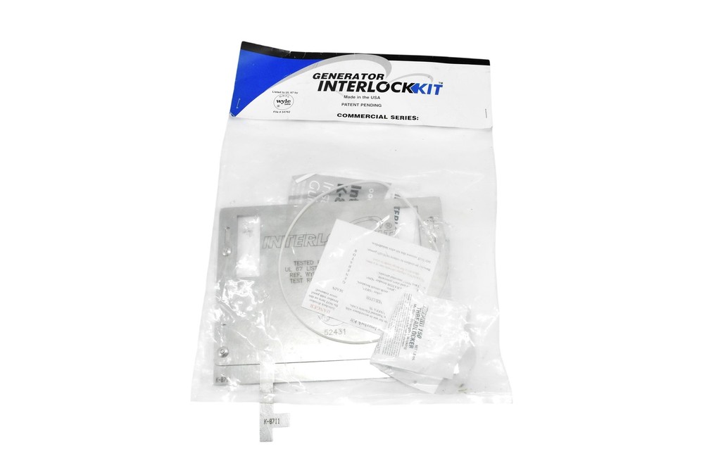 InterlockKit Generator Interlock Lock Kit Silver Metal USA New Open Box