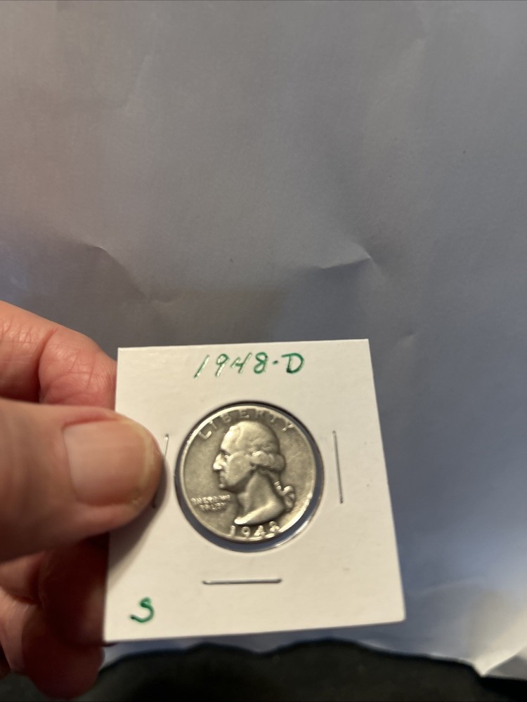 1948-D 25C Washington Quarter - (S)
