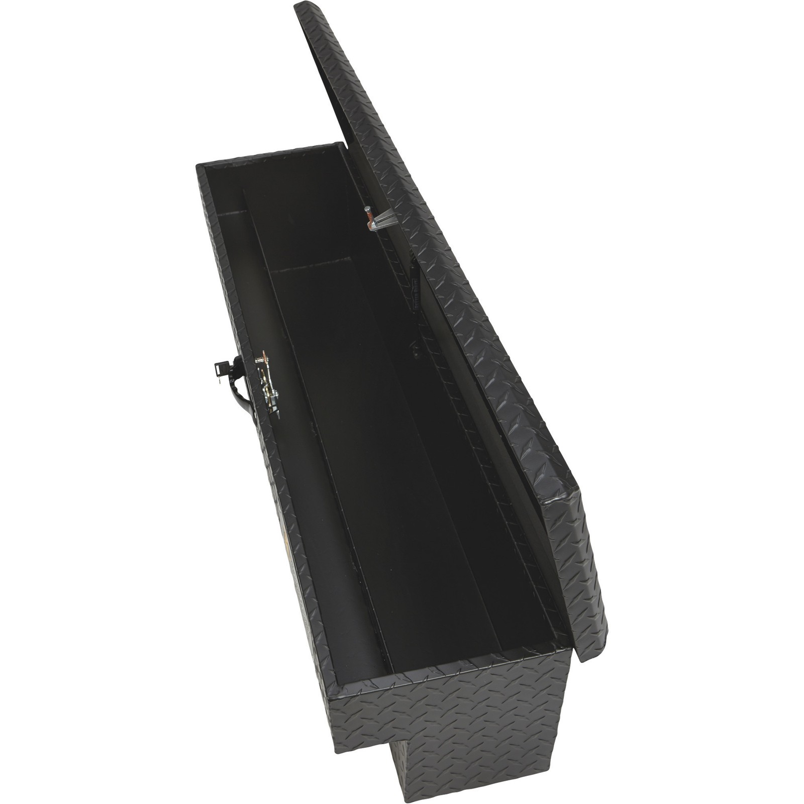 Northern Tool Side-Mount Truck Tool Box, Aluminum, Textured Matte Black, Pull