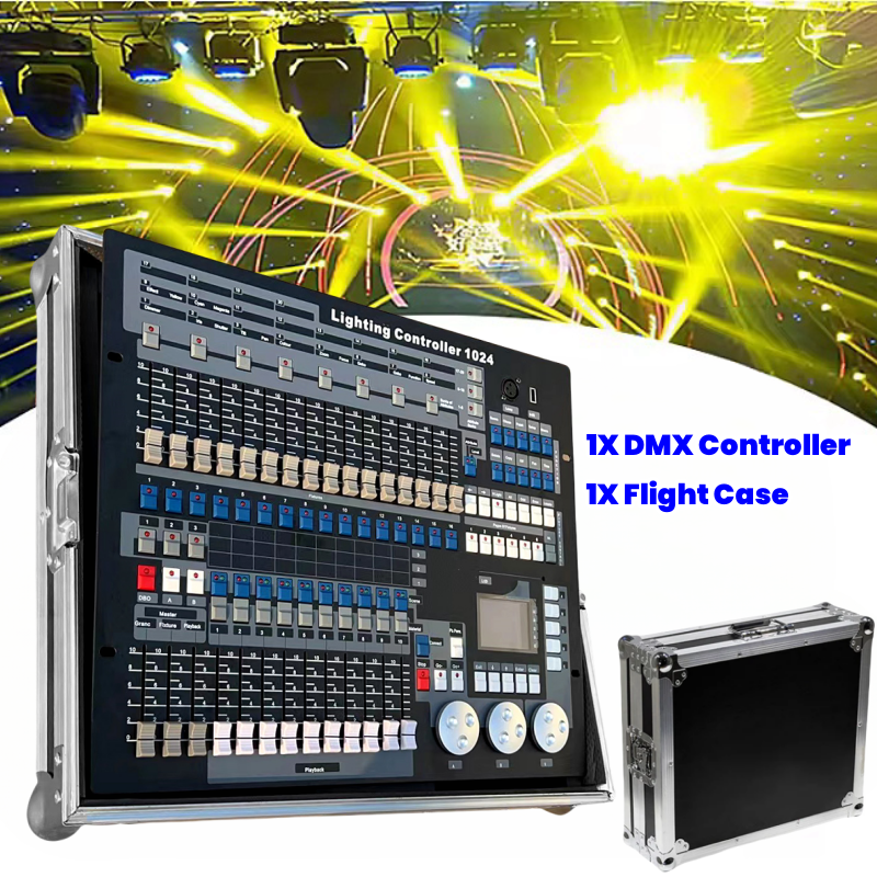 KingKong 1024 DMX Controller With Flight Case DMX Console Stage Light Controller