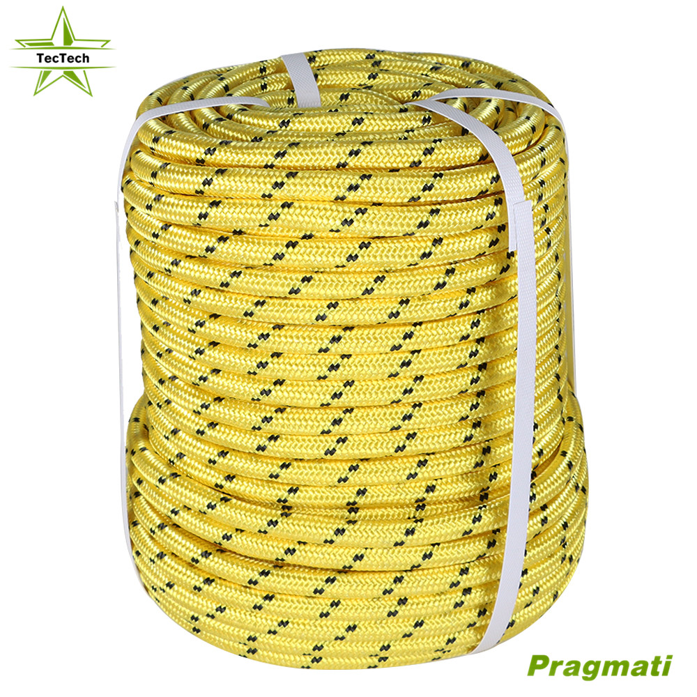 Garden Braided Polyester Arborist Rigging Pulling Rope 1/2in ×200ft 6180lbs