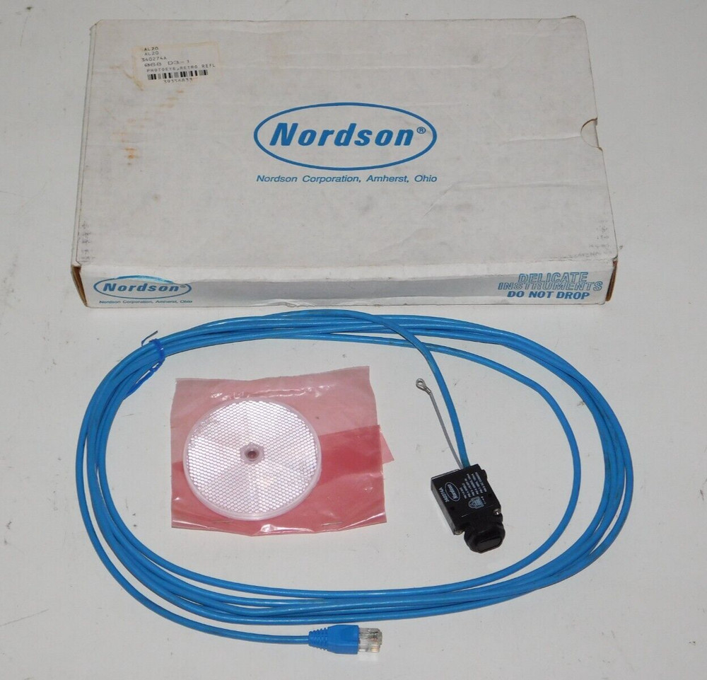 New Nordson 340274A Polarized Retro Reflective Photo Sensor Module Unit in Box