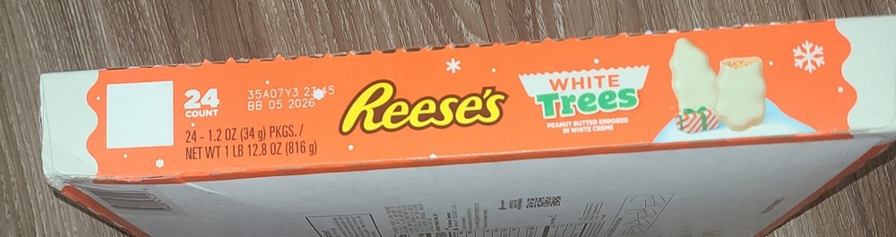 Reeses White Chocolate Trees 24 Count