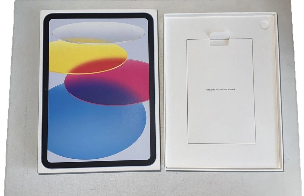Apple iPad 11th Gen Silver 128GB A3354 EMPTY BOX ONLY Inserts