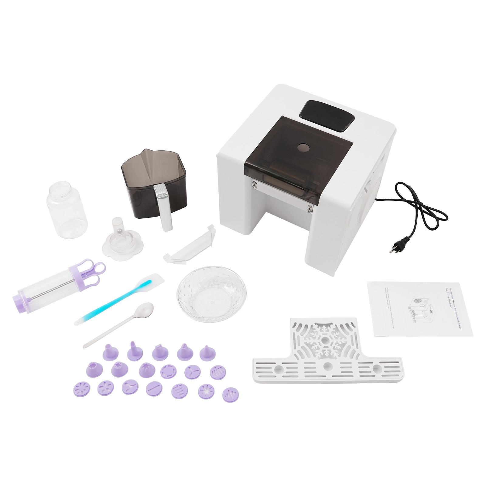 Automatic Snowflake Ice Making Machine Shaved Ice Shaved Ice Making Machine 280W