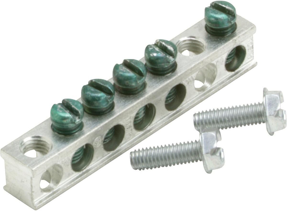 NEW Ground Bar for 2 4 6 & 8 Circuit Load Centers Electrical Panel Aluminum