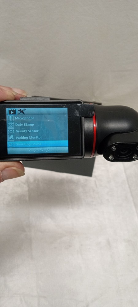 Front & Inside dual dash cam VOLKDA V50 Open Box