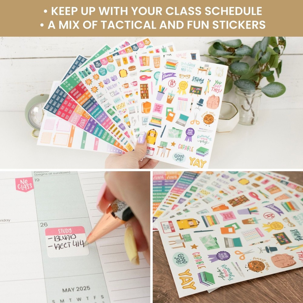 bloom daily planners Planner Sticker Pack, Student