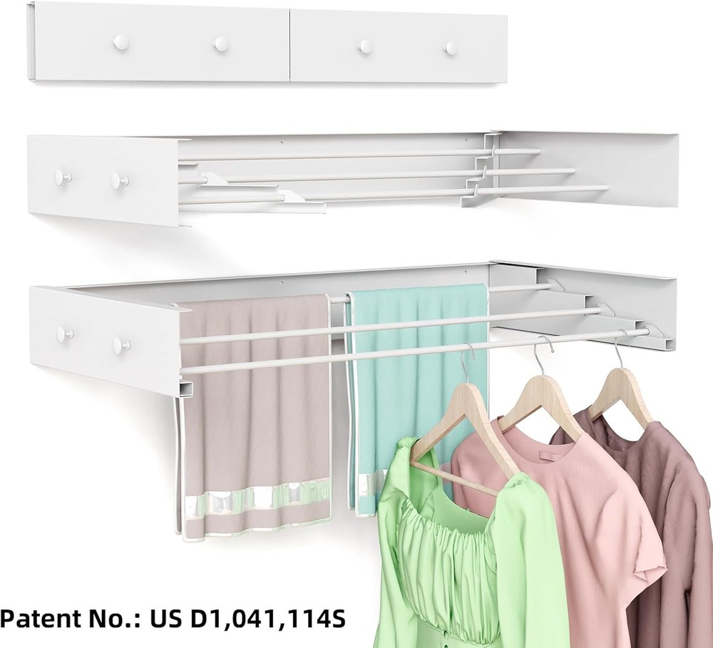 Wall Mounted Collapsible Drying Rack, Wall Mounted Drying Racks