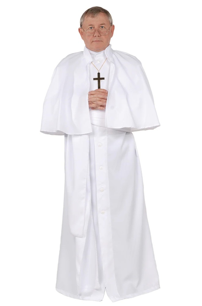 White Pope Adult Costume