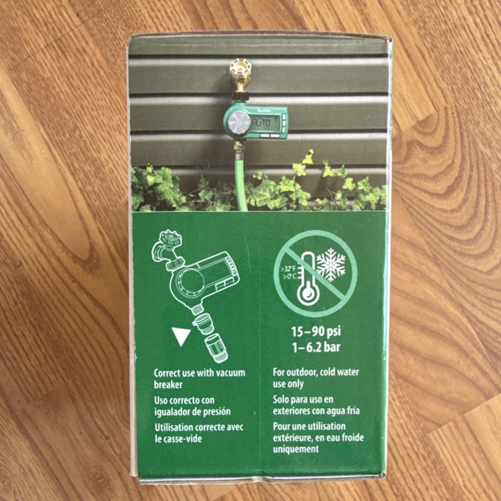 Rain Bird Digital Hose End Water Timer 1 Outlet 4 Programs Rain Delay 1ZEHTMRP