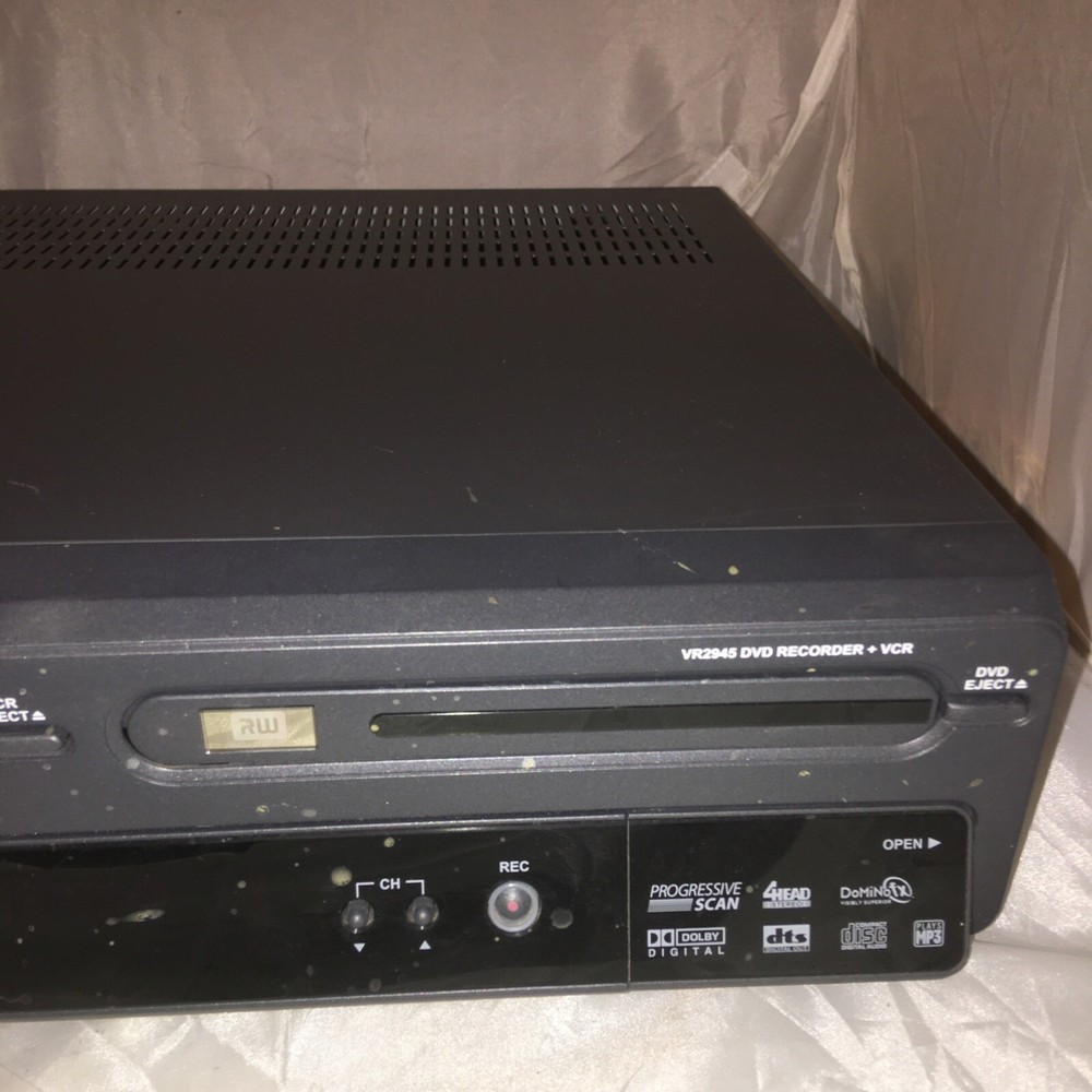 Go Video VR2945 DVD Player VCR Combo Recorder - DVD not Working, VHS Side Work