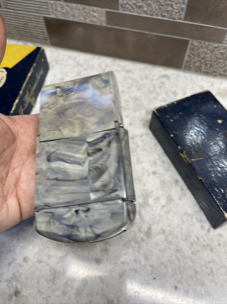 VINTAGE ARCADIA WALNUT COMMANDER 35MM SLIDE VIEWER