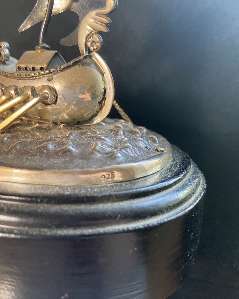 Sterling Silver Ship Figurine
