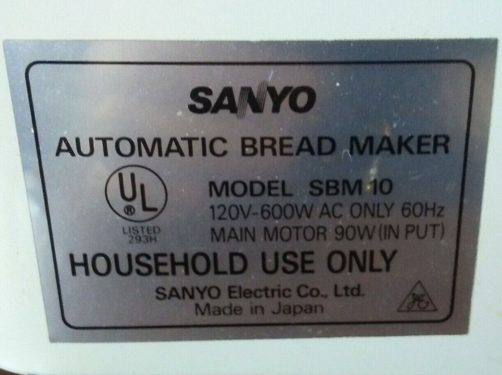 Kneading Blade Paddle for Sanyo Bread Maker Machine Model SBM10 (S18/440)