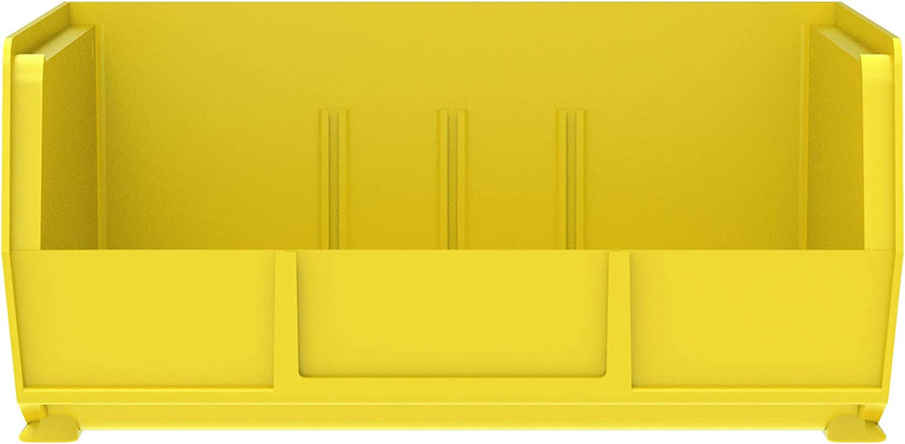 30235 Akrobins Plastic Storage Bins, Space-Saving Stackable Bins for Garage, Pan