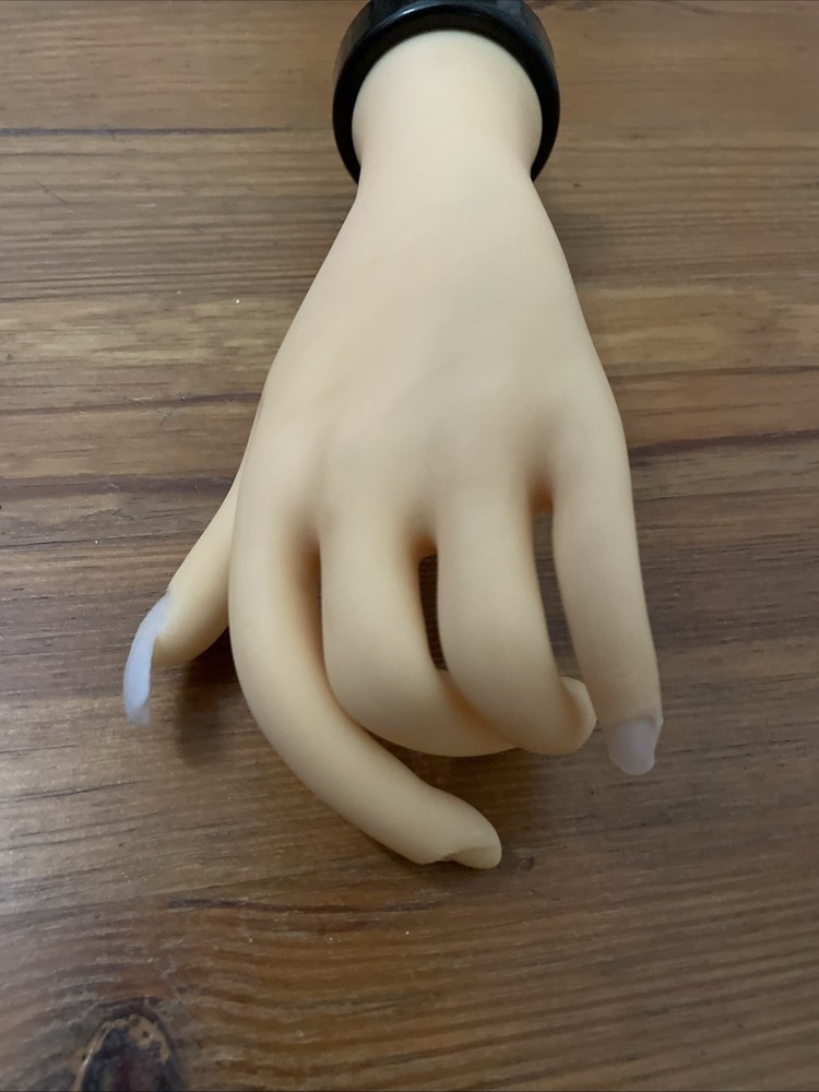 Bendable Nail Practice Hand for Acrylic Art & Training Poseable Mannequin