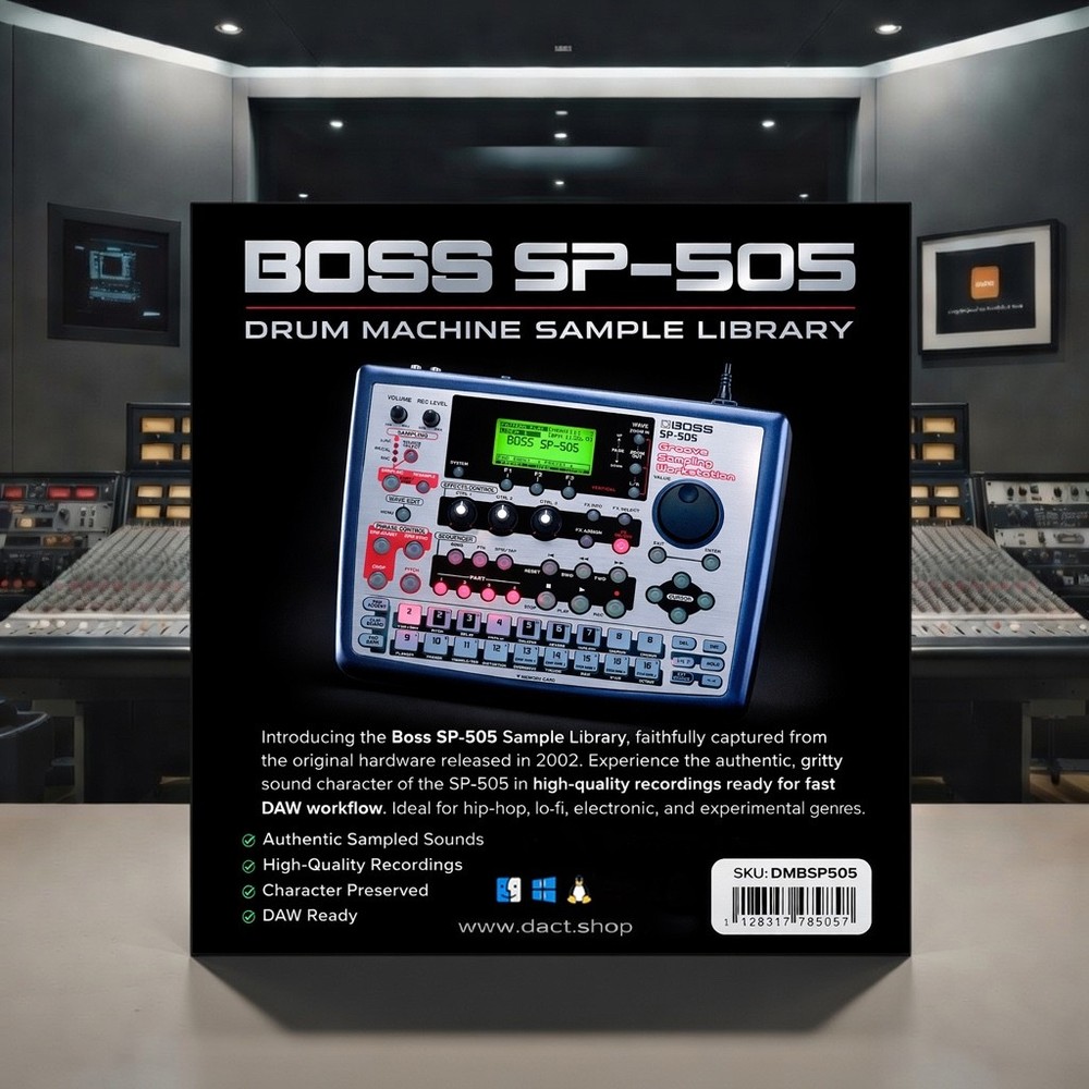 Boss SP-505 Drum Machine Sample Library