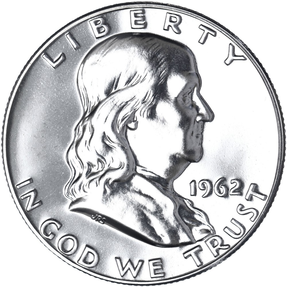 1962 (P) Franklin Half Dollar Gem Proof 90% Silver