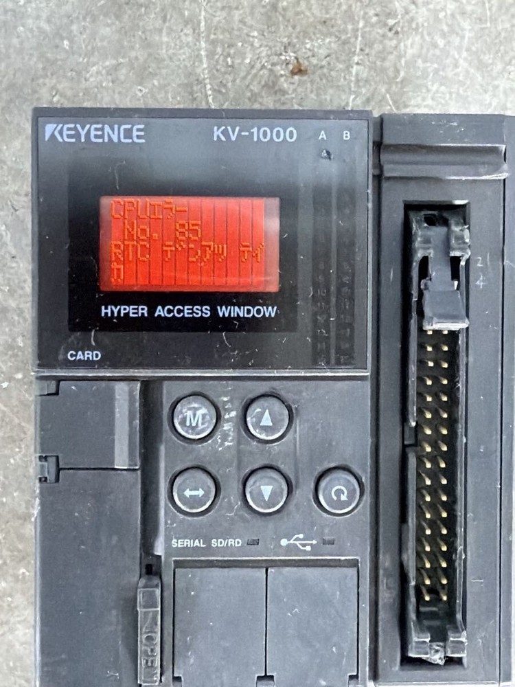 KEYENCE KV-1000 PLC Controller Unit Power On Tested USED