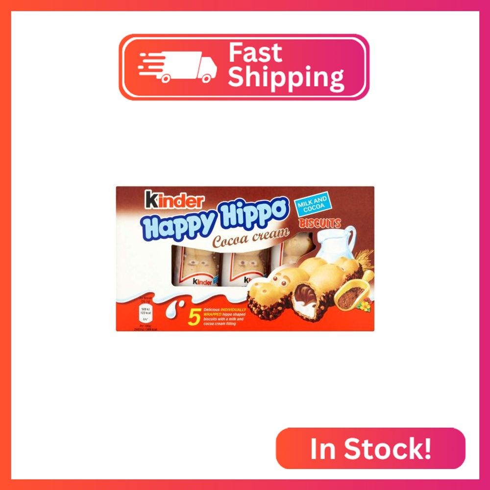 Ferrero Rocher Kinder Hippo-Cocoa Bars, 5 Count
