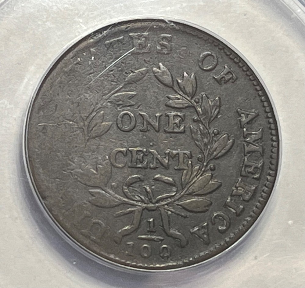 1802 Draped Bust Large Cent - Nice Copper 1C; ANACS VF-20